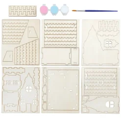 House Color-In 3D Wood Puzzle by Creatology™
