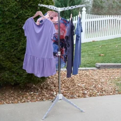 Household Essentials Collapsible Indoor Tripod Clothes Drying Rack