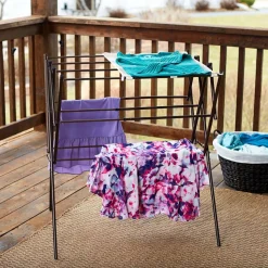 Household Essentials 35" Extendable Metal Drying Rack