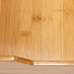 Household Essentials Glidez Bamboo & Steel Slide-Out Storage Organizer