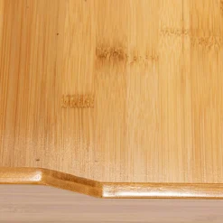 Household Essentials Glidez Bamboo & Steel Slide-Out Storage Organizer