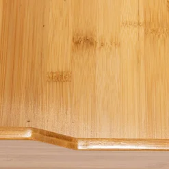 Household Essentials Glidez Bamboo & Steel Slide-Out Storage Organizer