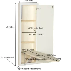 Household Essentials Ironing Board Cabinet