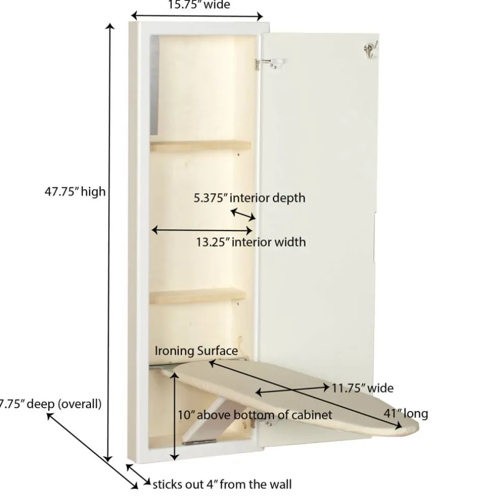 Household Essentials Ironing Board Cabinet