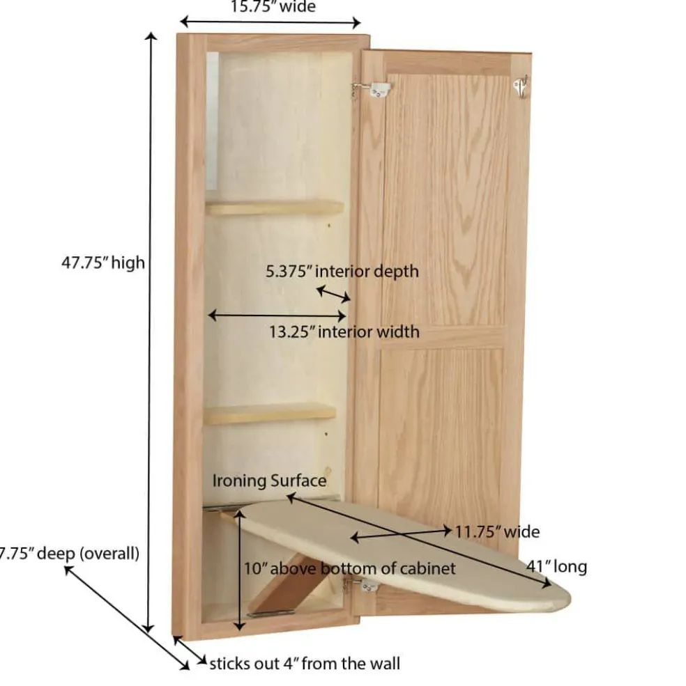 Household Essentials Ironing Board Cabinet
