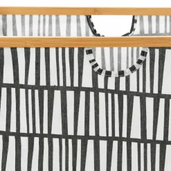 Household Essentials Krush Bamboo Rimmed Basket