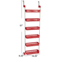 Household Essentials Over the Door Storage Rack