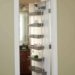 Household Essentials Over the Door Storage Rack
