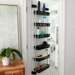 Household Essentials Over the Door Storage Rack