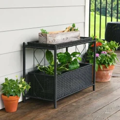Household Essentials Raised Plant Stand