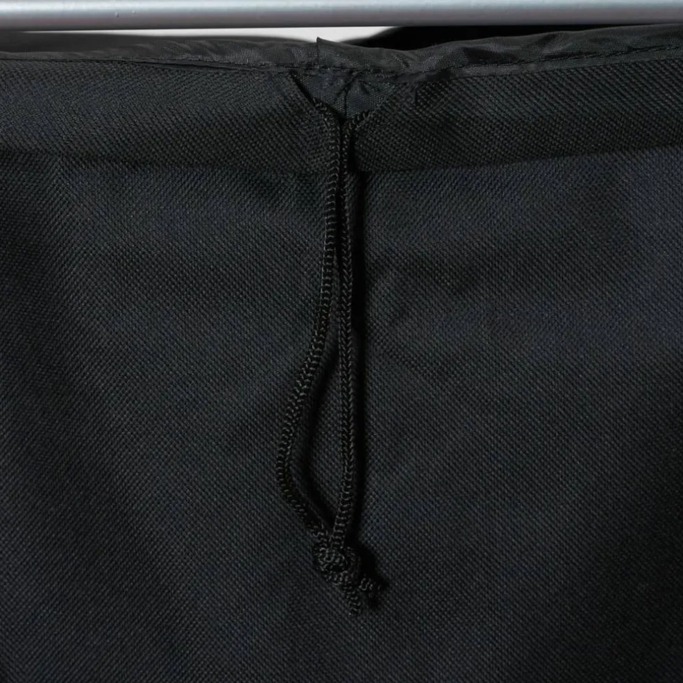 Household Essentials Small Black Collapsible X-Frame Laundry Basket