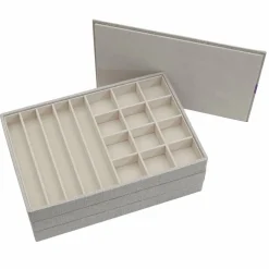 Household Essentials Stackable Jewelry Tray Set