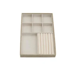 Household Essentials Stackable Jewelry Tray Set