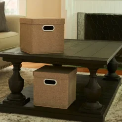 Household Essentials Storage Bins with Lids, 2ct.