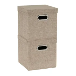 Household Essentials Storage Bins with Lids, 2ct.
