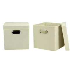 Household Essentials Storage Bins with Lids, 2ct.