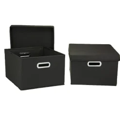Household Essentials Storage Bins with Lids, 2ct.
