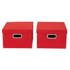 Household Essentials Storage Bins with Lids, 2ct.