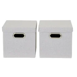 Household Essentials Storage Bins with Lids, 2ct.