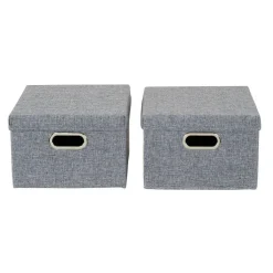 Household Essentials Storage Bins with Lids, 2ct.