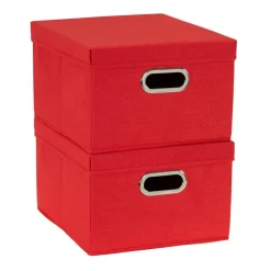 Household Essentials Storage Bins with Lids, 2ct.