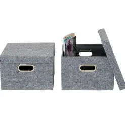 Household Essentials Storage Bins with Lids, 2ct.