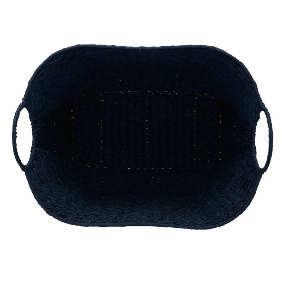 Household Essentials 17.5" Woven Paper Rope Basket with Handles