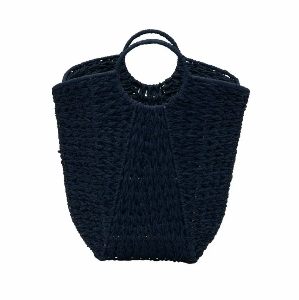 Household Essentials 17.5" Woven Paper Rope Basket with Handles