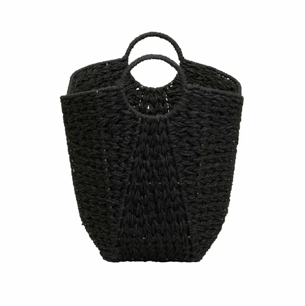 Household Essentials 17.5" Woven Paper Rope Basket with Handles