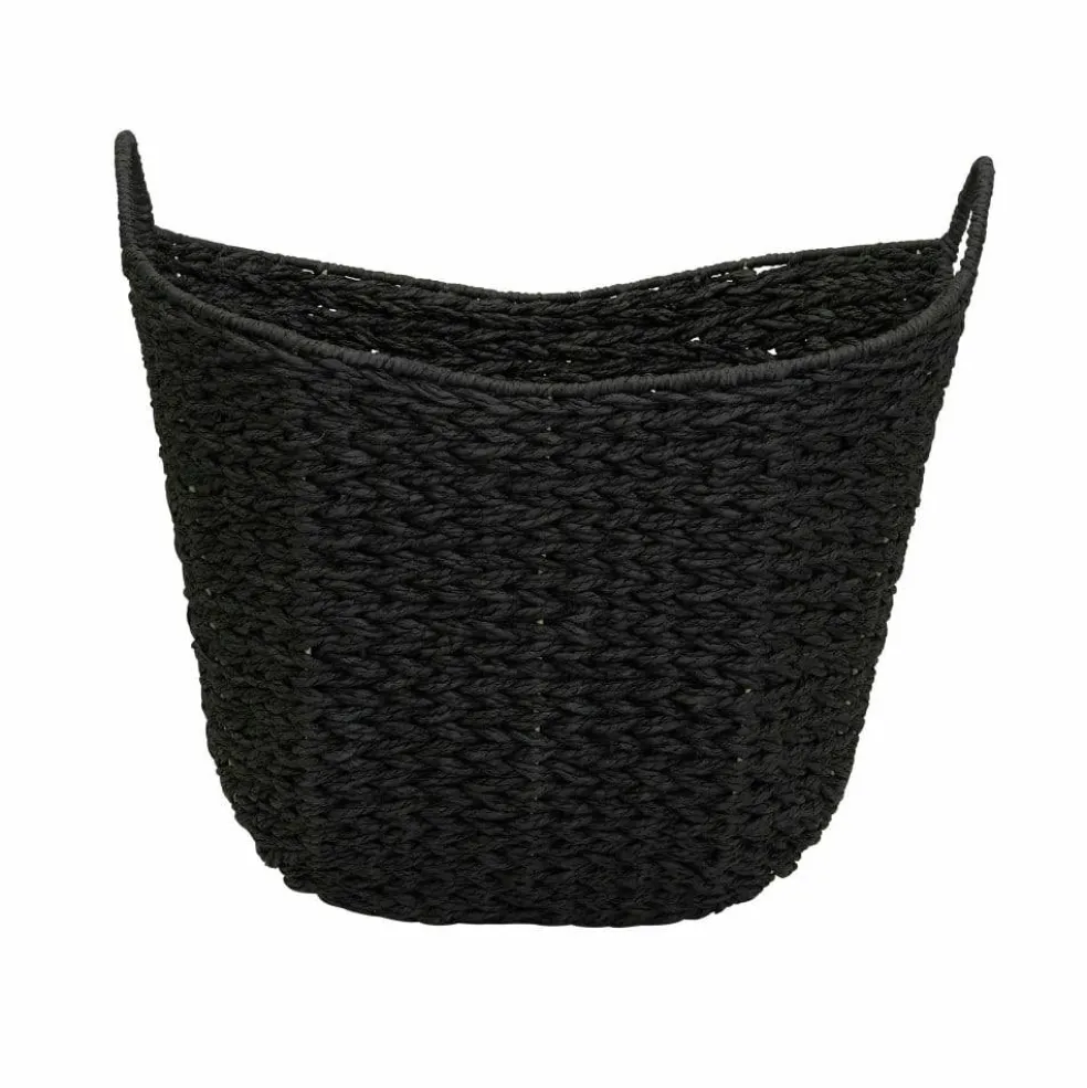 Household Essentials 17.5" Woven Paper Rope Basket with Handles