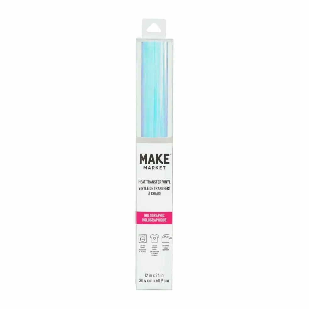 Hyacinth Holographic Heat Transfer Vinyl by Make Market®