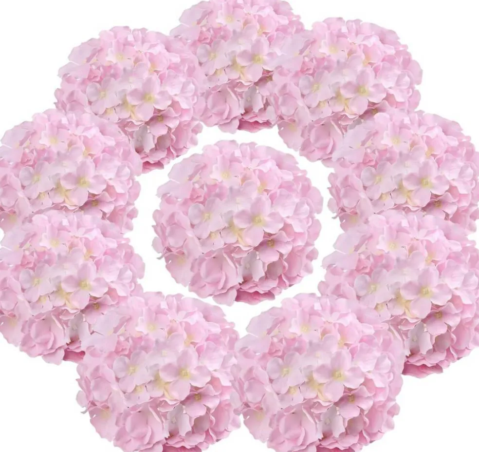Hydrangea Head Artificial Flowers for Home & Wedding Decor
