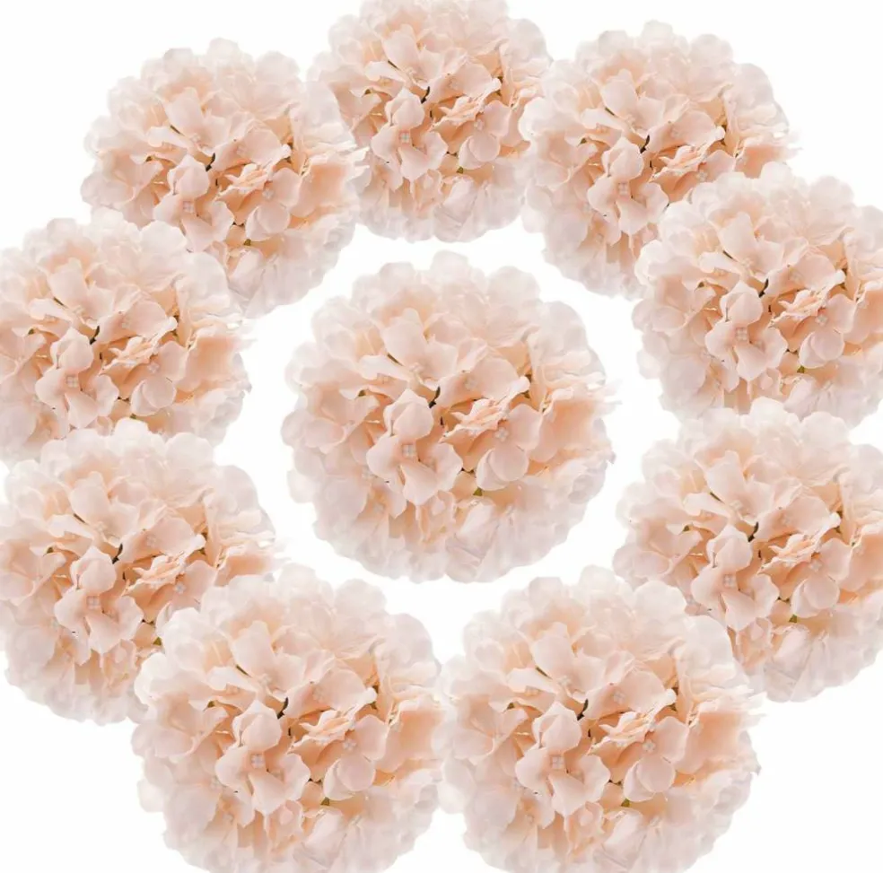 Hydrangea Head Artificial Flowers for Home & Wedding Decor