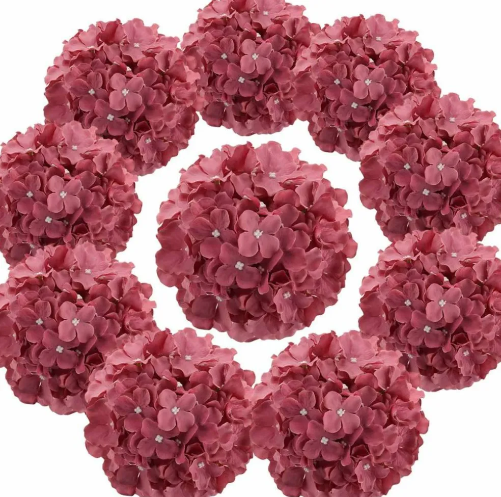 Hydrangea Head Artificial Flowers for Home & Wedding Decor