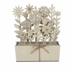 8.75" Hydrangea Mix DIY Plywood Crate Décor by Make Market®