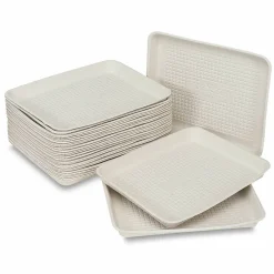 Hygloss Collage Trays - Pkg of 25, 9.5" x 12", Pulp