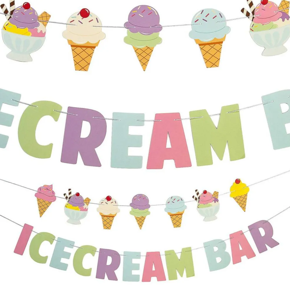 Ice Cream Bar Garland 2 Pieces