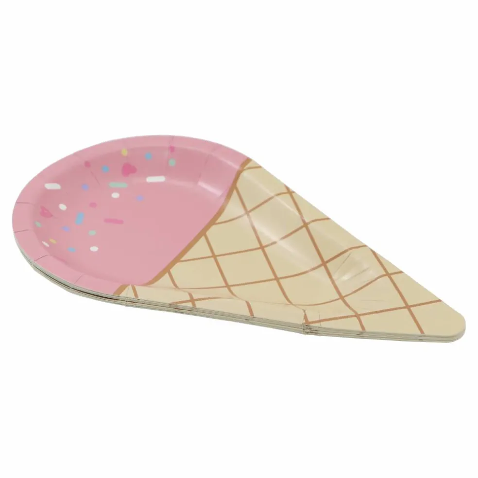 7" Ice Cream Dinner Plates, 8ct. by Celebrate It™
