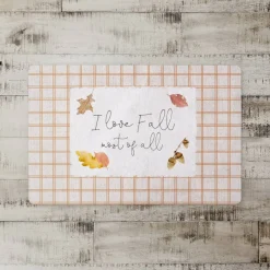 I Love Fall Floor Mat