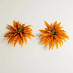 40in. Autumn Artificial Fall Boston Fern - Set of 2