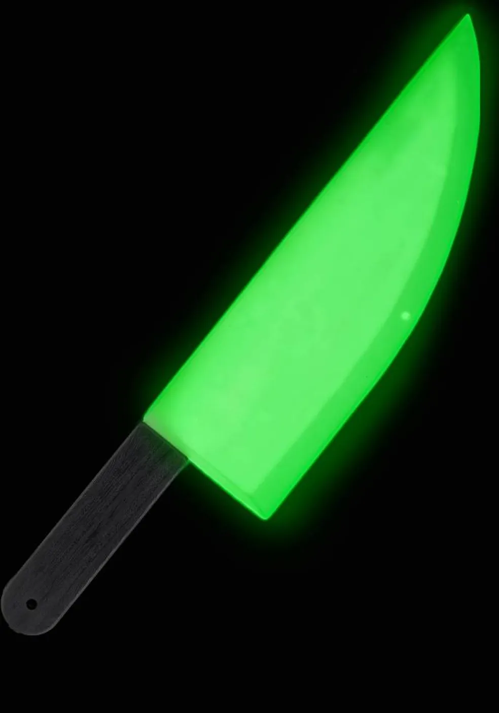 19-Inch Chef's Glow in Dark Cleaver Prop Accessory