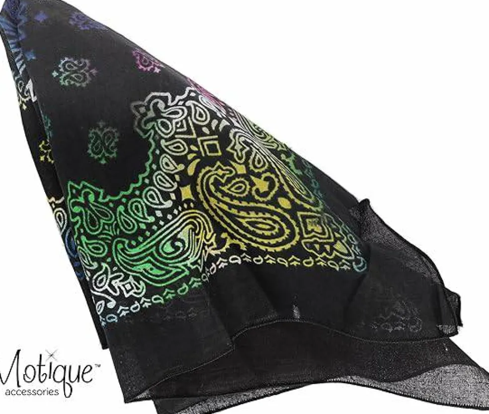 22 Inch Cotton Paisley Bandana