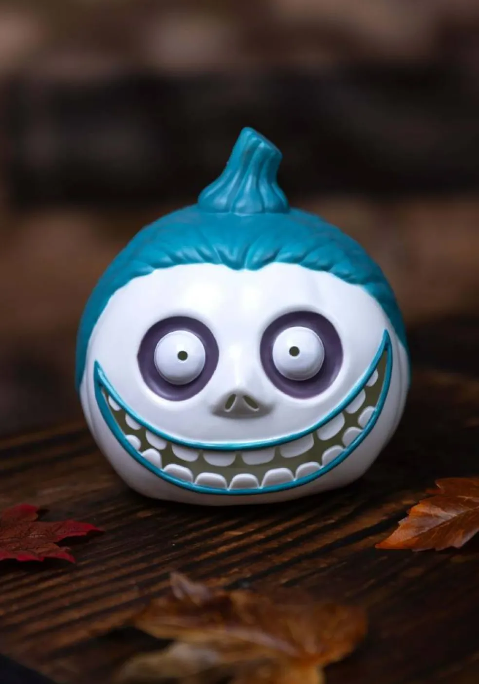 6-Inch Nightmare Before Christmas Barrel Light Up Pumpkin Prop