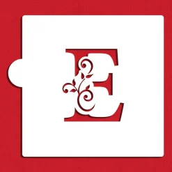 3.5-Inch Ornate Monogram Cake Stencil | C1082 by Designer Stencils | Stencils for Royal Icing, Airbrush, Dusting Powder |