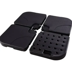 20 Inch Patio Offset Water Filled Plate Umbrella Base Sand