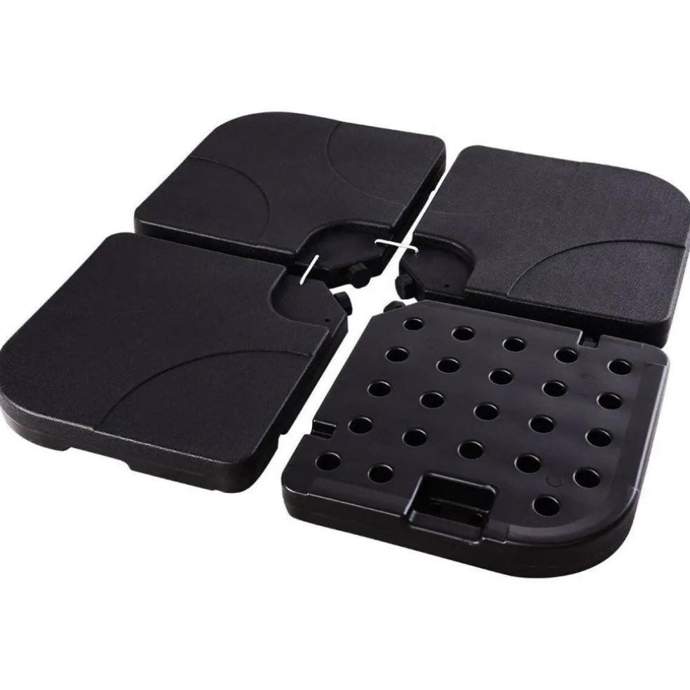 20 Inch Patio Offset Water Filled Plate Umbrella Base Sand