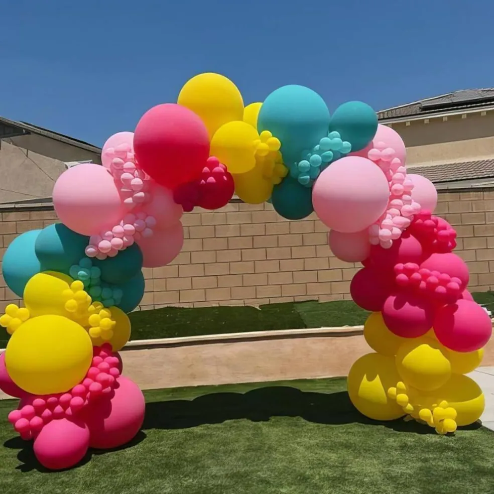 12 Inch 50pcs Multicolor Rainbow Balloon(Multicolors)