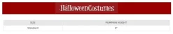 8.5-Inch Pumpkin with Color Change LED Lights Prop