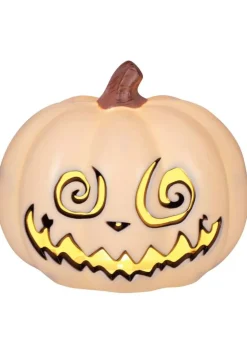 5 Inch Swirly Light Up Jack O' Lantern Decoration