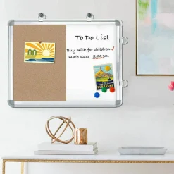 3-in-1 Combination Magnetic Calendar Whiteboard & Corkboard